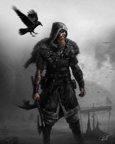 Ac Valhalla, Viking Character, Assassins Creed Series, All Assassin's Creed, Assassins Creed Artwork, Odin Thor, Assassins Creed Art, Assassin's Creed Valhalla, Viking Warrior