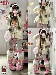 Cutecore Aesthetic, Kawaii Kei, Random Oc, Aesthetic Street, Outfit Polyvore, Dr Closet, Jirai Kei, Dream Fashion