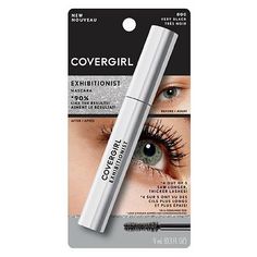 With COVERGIRL's Exhibitionist volumizing mascara, lashes are full and defined after only one coat. Our volumizing mascara formula glides smoothly onto lashes. Get soft lashes with no flaking or smudging. Made in United States Gray Room, Target Beauty, Shelf Hanging, Short Lashes, Thick Lashes, Hanging Closet, Mascara Tips, Best Mascara, Closet Organizer