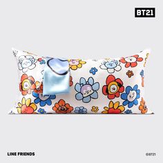 Get your beauty rest with this satin pillowcase inspired by BT21, featuring the gifted sleepyhead KOYA and a funky floral print on the back Helps to tame frizz & reduce breakage while sleeping by creating less friction Helps reduce breakouts by absorbing less moisture and dirt Helps to prevent facial creases from sleeping Gentle on skin, hair, eyelashes & eyebrows Stays cool all night OEKO-TEX® Certified: This certifies that our satin is safe, sustainable, and environmentally friendly Includes 1 Silkworm Cocoon, Chevron Mirror, King Size Pillows, Satin Pillowcase, Skin Care Kit, Cleanser And Toner, Dull Skin, Beauty Essentials, Brighten Your Day