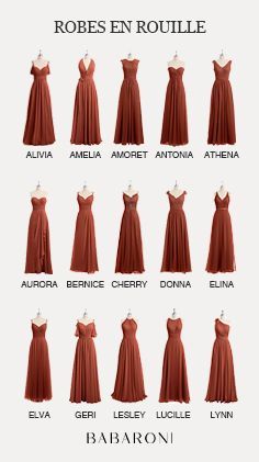 the different types of dresses worn by women