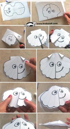 step by step instructions on how to make a paper umbrella