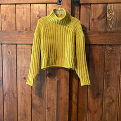 H&M Chartreuse Chunky Knit Turtleneck Sweater. Brand New Without Tags. Size Small. Chest Measures About 22.25”, Waist 18.25”, Length 19”, Sleeve Length 22” Yellow Ribbed Sweater For Winter, Fitted Chunky Knit Turtleneck Top, Yellow Fitted Knit Sweater, Fitted Yellow Knit Sweater, H&m Knit Long Sleeve Sweater, H&m Long Sleeve Knit Sweater, H&m Textured Knit Tops For Fall, H&m Textured Knit Sweater For Fall, Cozy Knit Tops By H&m