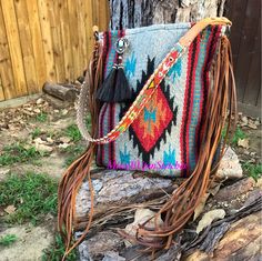 A personal favorite from my Etsy shop https://www.etsy.com/listing/549723328/saddle-blanket-bag-gray-saddle-blanket Cowgirl Dresses, Boho Cowgirl, Dangle Belly Rings, Saddle Blanket, Clothing Designs, Boho Bags, Duffle Bags