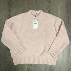 Nwt Zara Baby Light Pink Fluffy Sweater Super Cute Brand New Zara Light Pink Fuzzy Fluffy Sweater! Super Cute And Warm, Bought At Full Price And Never Wore Measurements Can Be Provided Upon Request Comes From Smoke Free Home. Any Questions? Feel Free To Ask Down Below. Offers Are Welcomed! Pink Fluffy Sweater, Baby Pink Sweater, Pink Cashmere Sweater, Fall Girl, Zara Sweatshirt, Light Pink Sweaters, Baby Light, Fluffy Sweater, Cropped Knit Sweater