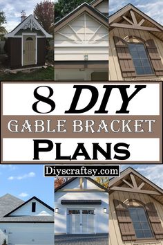 the 8 diy gable bracket plans