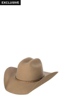 Cattleman Cowboy Hat, Luxury Custom Brown Cowboy Hat, Luxury Brown Country Cowboy Hat, Tan Felt Cowboy Hat, Brown Stetson Cowboy Hat, Brown Leather Hat, Rodeo Outfits, Quality Hats, Leather Hats