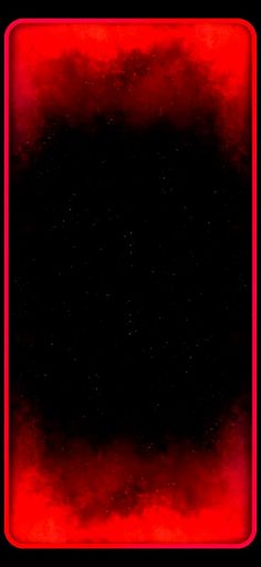 a red and black square frame with space in the middle