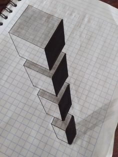 a piece of paper that has been drawn with graph paper on it and the shape of a rectangle