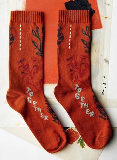 the "together" sock – imogene + willie Cabin Socks Roots, Fort Payne Alabama, Nashville Shopping, Imogene Willie, Indigo Textiles, African Indigo, Rainbow Socks, Horween Leather, African Pattern