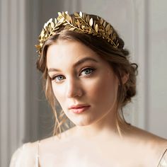 Faster shipping. Better service Vintage Bride Hairstyles, Autumn Court, Bride Head, Bridesmaid Headband, Leaf Crown, Bridal Headwear, Wedding Sparrow, Bride Headband, Bridal Wedding Hair