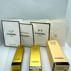 Chanel Lot Of Samples + Brush (Read) All New. This Is A Great Bundle To Chanel Lovers. Your Satisfaction Or All Your Money Back - 4 Chanel Samples 1.5ml Each : 6ml::: - 1 Chanel No. 5 L’eau 1.5 Ml /0.05oz - 1 Chanel No. 5 1.5ml/0.05 Oz - 1 Chanel Le Lion 1.5ml/0.05 Oz - 1 Chanel Sycomore 1.5ml/0.05 Oz - 1 Chanel Sublimage La Creme 5ml And - 1 Chanel La Creme Yeux 3ml - Retractable Kabuki Brush. 7 Items Total Great For Travelers! Questions? Leave A Comment Below! Chanel Skincare, Chanel Skincare Products, Chanel Sublimage La Creme, Chanel Perfume Travel Size, Chanel Sublimage, Chanel Perfume No. 5, Chanel Lover, Skincare Samples, Kabuki Brush