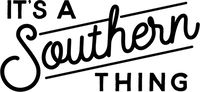 the words it's a southern thing in black and white on a white background