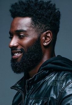 BLACK RHINO — boujee-xx: 90svigilante: zztopstitch: Lee by... Chocolate Man, Curly Fro, Black Men Beards, Black Men Haircuts, Male Hair, Pelo Afro, Black Men Hairstyles, Hair Aesthetic, Men Hairstyles