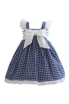 Blue Gingham Dress Blue Gingham Dress, Kemeja Lelaki, Baby Dress Patterns, Girl Dress Patterns, Blue Gingham, Dresses Kids Girl, Gingham Dress, Little Dresses