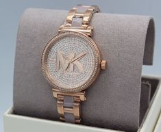 #ad Premium Quality NEW AUTHENTIC MICHAEL KORS SOFIE ROSE GOLD BLUSH PINK CRYSTAL WOMEN MK4336 WATCH, Fashion Jewelry Watches Gold Water, Watch Fashion, Pink Crystal, Blush Pink, Top Styles, Jewelry Watches, Premium Quality, Michael Kors, Fashion Jewelry