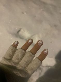 Trends Nails, Natural Nail Designs, Y2k Nails, Pretty Gel Nails, White Nail Designs, Short Nail Designs, Acrylic Nail Art, Art Nails