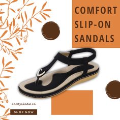 Step into comfort and style with our Comfortable Elastic Clip Toe Flat Beach Sandals! 🌊🩴 These sandals are designed to provide the perfect blend of comfort and fashion for your beach adventures. The elastic straps offer a secure and adjustable fit, while the clip toe design adds a trendy touch. Made with high-quality materials, these sandals are lightweight and breathable, making them ideal for those warm summer days. Comfy Sandals, Beach Adventure, Ankle Support, Cute Comfy, Beach Sandals, Toe Designs, Style Profile, Summer Days, Slip On Sandal