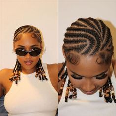 Cornrow Hairstyles Women, Cornrow Natural Hair For Black Women, Black Women Cornrows Braids, Styled Cornrows Black Women, Small Cornrows Designs, Cornrow Short Hairstyles, Black Girls Hairstyles Braids Short, Short Cornrows Braids For Black Women, Cornrows Without Extensions