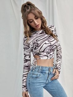 Bachata Outfit, Teenage Dress, Simple Casual Outfits, Fancy Tops, Swag Girl Style, Fashion Drawing Dresses, Trendy Fashion Tops, Crop Top Outfits, Fashion Design Sketches