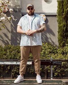 Plus Size Male Fashion Summer, Outfits For Men Plus Size, Mens Plus Size Fashion Summer, Plus Size Men Fashion Casual Summer, Plus Size Mens Summer Outfits, Mens Outfits Plus Size, Fat Man Fashion, Outfits For Fat Men