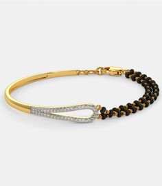 Mangal Sutra Bracelet Design, Mangalsutra Bracelet Designs Gold, Hand Mangalsutra Bracelet In Gold, New Mangalsutra Designs, Mangalsutra Bracelet Design, Black Beads Bracelet Gold, Hand Mangalsutra Bracelet, Bracelet Mangalsutra, Latest Mangalsutra Designs