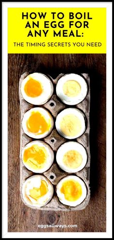 how to boil an egg for any meal the thing secrets you need in your life