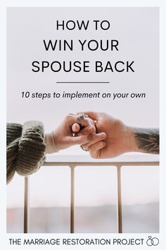 If you find yourself wondering how to save your marriage & what you could do to win your husband back or to win your wife back, here's a list of ten steps you can implement on your own to fix your relationship. Even if your partner has given up & appears uninterested in fixing your marriage, by following this relationship advice from seasoned marriage counseling professionals, you can stop your impending divorce from happening and restore your marriage. | The Marriage Restoration Project Imago Therapy, Divorce Counseling, 20 Years Of Marriage, Marriage Restoration, Online Marriage, Save Your Marriage, Grandparenting, Distance Relationships, Relationship Therapy