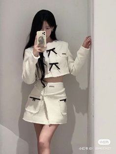 Trendy Dress Outfits, Korean Fashion Trends, Suit Set, Short Skirt, Slim Waist, Trendy Dresses, Aesthetic Outfits, Set For Women