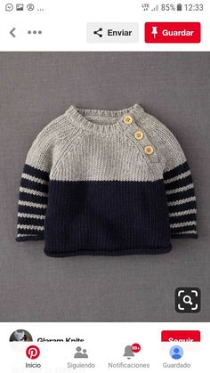 a sweater with buttons on the front and bottom is shown in an instagramtion