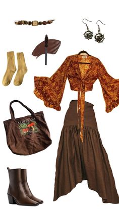 Solar Witch Outfit, Boho Date Outfit, At Home Date Night Outfit, Lantern Festival Outfit, Winter Earthy Outfits, Hippie Clothes Aesthetic, Witchy Outfits, Bohemian Outfits, Feminine Wardrobe