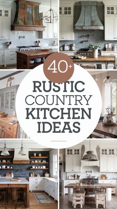 40+ Rustic Country Kitchen Ideas Grandma Would Approve Of Vintage Farmhouse Sink, Wooden Beams, Exposed Brick