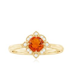 Product Details The enchanting Fire Opal Vintage Engagement Ring is blooming with Accented Diamond. This Fire Opal and Diamond Engagement Ring is crafted for sumptuous appeal. Add more charm to your occasion with this Vintage Ring, having a unique design makes this ring extremely delightful. Product Information SKU SHP-RINGS0821169324 Width 4.5 mm Height 9.2 mm Weight 1.70 gm (Approximate) FIRE OPAL INFORMATION No.of Stones 1 Pieces Total Weight 0.45 Carat (Approximate) Dimension(approx) Round-5 Vintage Engagement Rings, Vintage Engagement Ring, 18k Yellow Gold Ring, Vintage Engagement, Vintage Ring, Moissanite Engagement Ring, Moissanite Engagement, Yellow Gold Rings, Diamond Engagement Ring