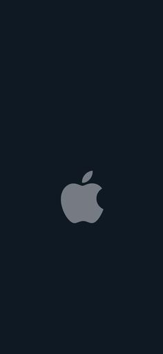 an apple logo on a black background