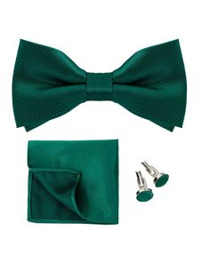 Men's Necktie Set Solid Color Necktie Pocket Square Cufflinks Set, Great For Gift, Meeting, Banquet, Performance Christmas Dark Green    Polyester     Men Accessories, size features are:Bust: ,Length: ,Sleeve Length: Men Ties, Necktie Set, Business Men, Butterfly Party, Bow Tie Wedding, Cufflink Set, Mens Bow Ties, Tie Set, Mens Neck Ties