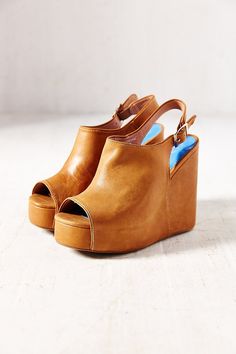 Fall Wedges, Craig Mcdean, Brown Wedges, Urban Wear, Leather Wedges, Shoe Lover