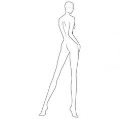 a female mannequin standing in front of a white background