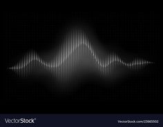 an abstract black and white background with sound waves