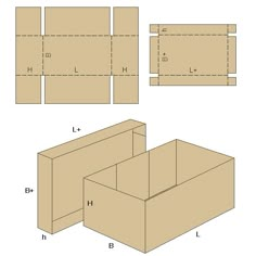 the box is cut out and ready to be assembled