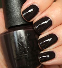 OPI - Shh... It's Top Secret! Gel Nails French, Secret Nails, Finger Nail Art, Manicure Inspiration, Black Nail Polish, Basic Nails, Classic Nails, Brown Shade