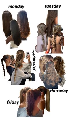 Preppy Hairstyles, Types Of Hair, Hair Tips Video, Peinados Fáciles Para Cabello Corto, New Hairstyle, Hair Stylies, Back To School Hairstyles