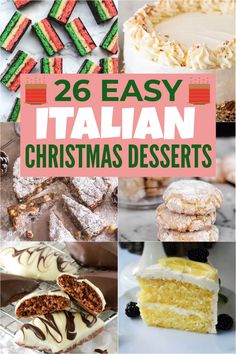 25 easy italian christmas desserts