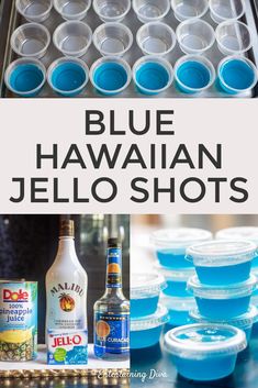 blue hawaiian jello shots with text overlay