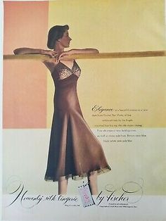 <p dir="ltr"><br> For sale by Mirluck </p> <p dir="ltr">VINTAGE ORIGINAL MAGAZINE ADVERTISEMENT </p> <p dir="ltr">Very good condition</p> <p dir="ltr">Measures approx. 10 by 13 inches</p> Vintage Lingerie Ad, Dorian Leigh, People References, Magazine Advertisement, Silk Lingerie, Princess Aesthetic, Nightgowns, Vintage Lingerie, Vintage Ads