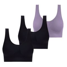 Wycnly Sports Bras for Women 3pcs Plus Size Breathable Comfy Stretchy Full Coverage Sports Bralette Elder Seamless Compression Wireless Bras Bralette Summer Saving Bras PLEASE NOTE: Our clothes all are designed for Asian figure,which means would be smaller than normal US sizes Colors may be slightly different depending on computer and monitor settings. Please check the Size Chart before order. If you are not sure the size, please send message to us. Product Description: Season:Spring,Summer,Fall Womens Bra, Wireless Bras, Fashion Everyday, Bra Size Charts, Summer Savings, Plus Size Activewear, Seamless Bra, Wireless Bra, Womens Bras