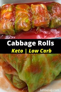 cabbage rolls with keto and low carb