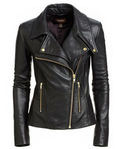 Shop Now With Free Shipping High Quality Leather Jackets Coats And Costumes In Low Price. Check item description on website. Womens Black Leather Jacket, Lamb Leather Jacket, Leather Jacket Style, Lambskin Leather Jacket, Real Leather Jacket, Biker Leather, Lady Biker, Leather Jacket Black, Biker Style