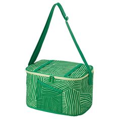 NÄBBFISK cooler bag, patterned/green, 14 ¼x10 ¼x8 ¾ ". Bring the summer feeling and this cooling bag to the beach, the park or the outdoor concert. It's insulated and keeps your food, fruit and all beverages cold – easy to carry by using the shoulder strap. Outer fabric: 100% polyester (min. 90% recycled). Custom Mailer Boxes, Insulated Bag, Outdoor Concert, Ikea Storage, Food Fruit, Ikea Family, Cooler Bag, Summer Feeling, Simple Bags