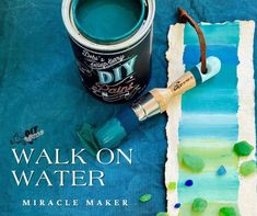 Walk on Water DIY Paint Towel Weaving, Eco Friendly Paint, Walk On Water