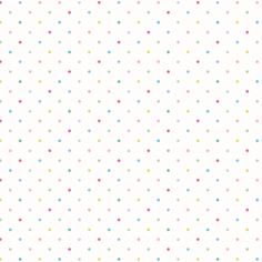 a white background with multicolored dots